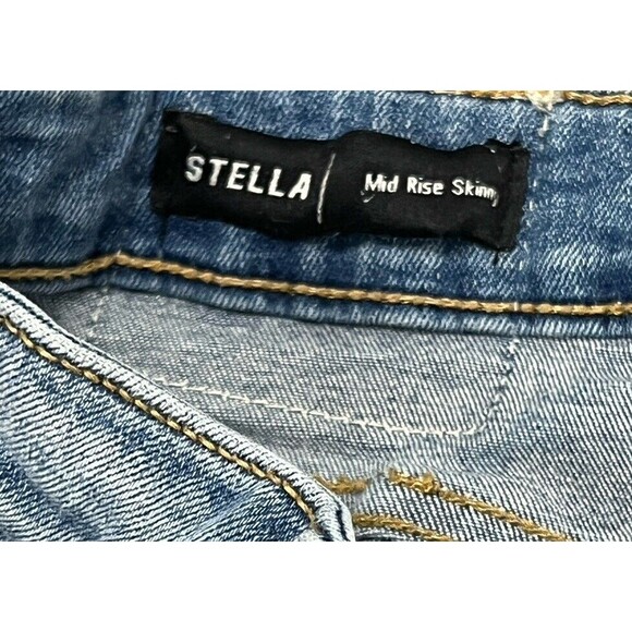 True Religion Shorts Cut Off Jeans Mid Rise Skinny Stella‎ Designer 29 Festival - Picture 5 of 5